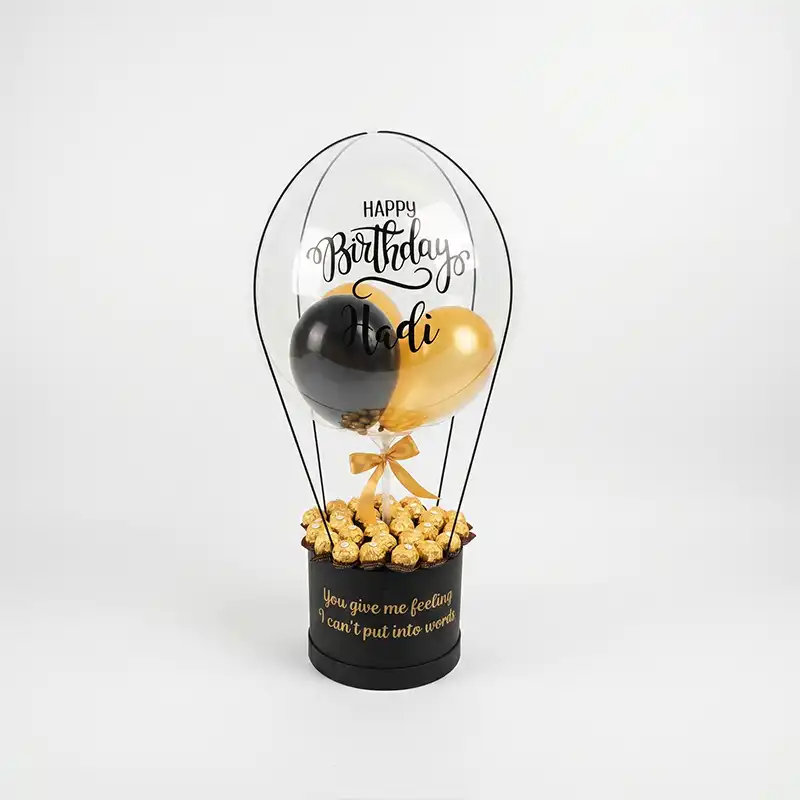 hadiah custom rangkaian balon bunga jakarta tangerang
