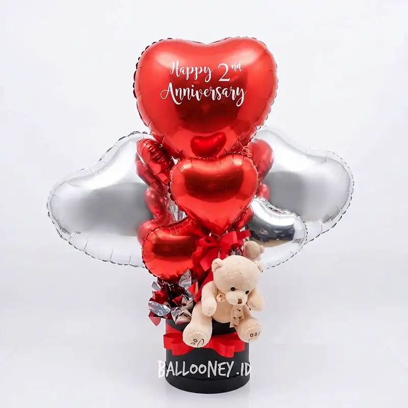 hadiah custom rangkaian balon bunga jakarta tangerang