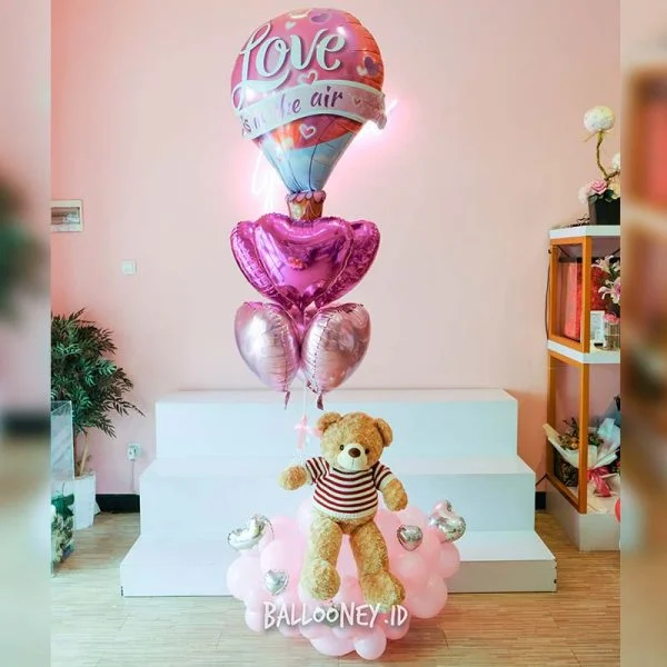 Cloud Base Baby Bear Balloon - Image 2