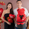 Round Lovely Rose Bear Box - Image 3