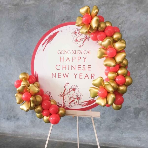 Floral Balloon Standee Sign - Image 3