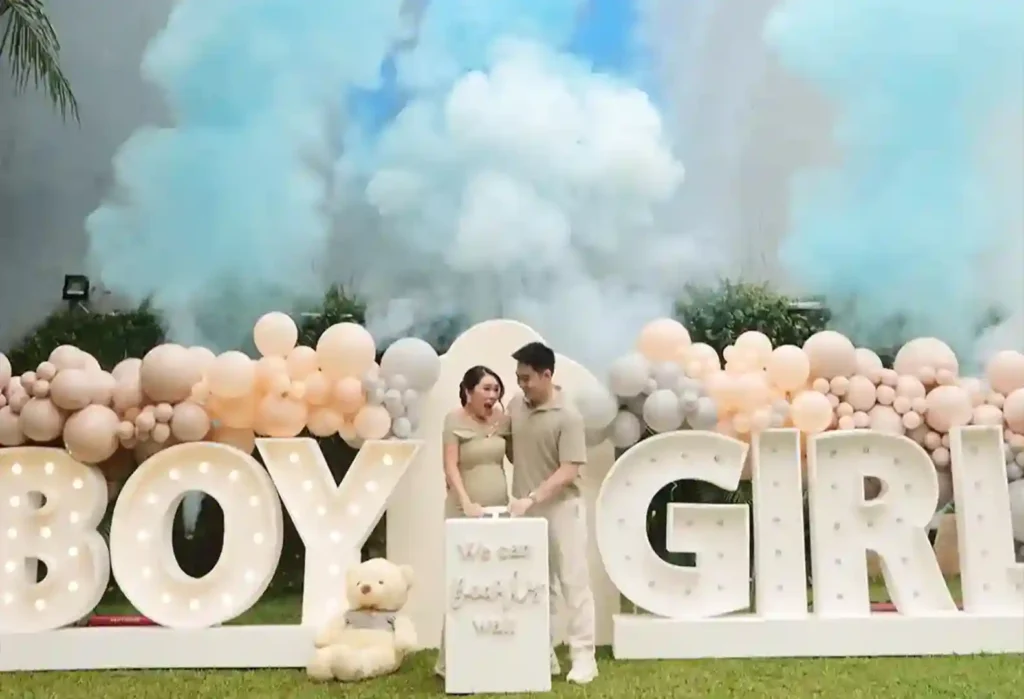 dekorasi gender reveal