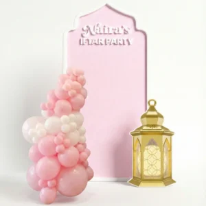 backdrop yang cocok untuk acara buka bareng puasa di bulan lebaran