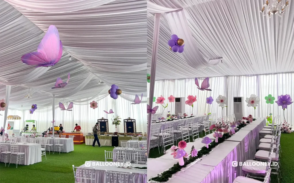dekorasi ulang tahun anak perempuan jakarta tema fairy