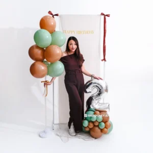 Balloon Set Printed Fabric Backdrop